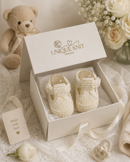 'First Steps' shoe kit and gift box