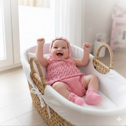 "Misty” 4 Piece Set Knitting pattern for Reborn doll 16-22” or 0-3 Month Old Baby