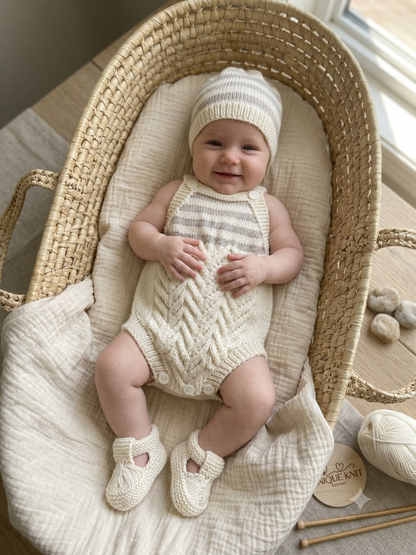"Battersea” 3 Piece Knitting pattern set for Reborn doll 18 -24” or 0-9 Month Old Baby
