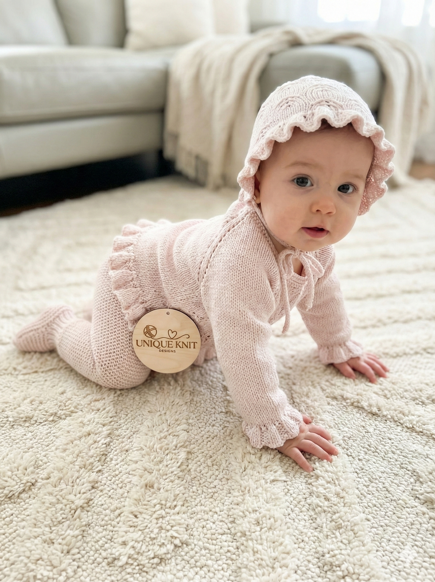 "Jade” 3 piece set knitting pattern for reborn doll 16-22" or 0-3 month old baby