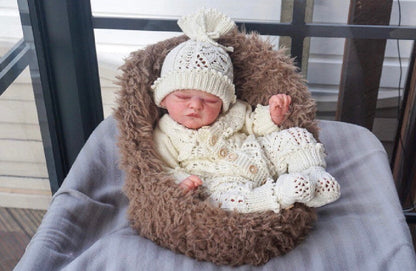 "Honeysuckle” Romper Knitting pattern for Reborn doll 16 -22” or 0-3 Mth Old Baby