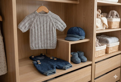 "Dandelion ” 4 Piece Set Knitting pattern for Reborn doll 16 -22” or 0-3 Mth Old Baby