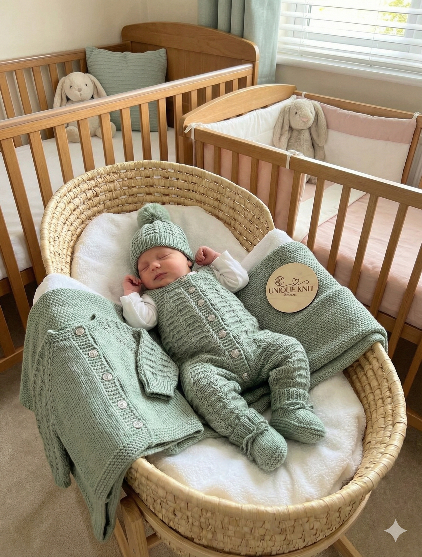 "Aurora” Dungaree set Knitting pattern set for Reborn doll 16 -22” or 0-3 Month Old Baby