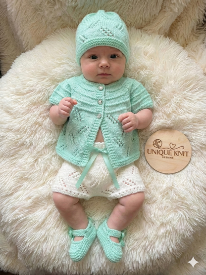 "Mayflower ” Mix 'n' Match Knitting pattern for Reborn doll 16 -22” or 0-3 Mth Old Baby