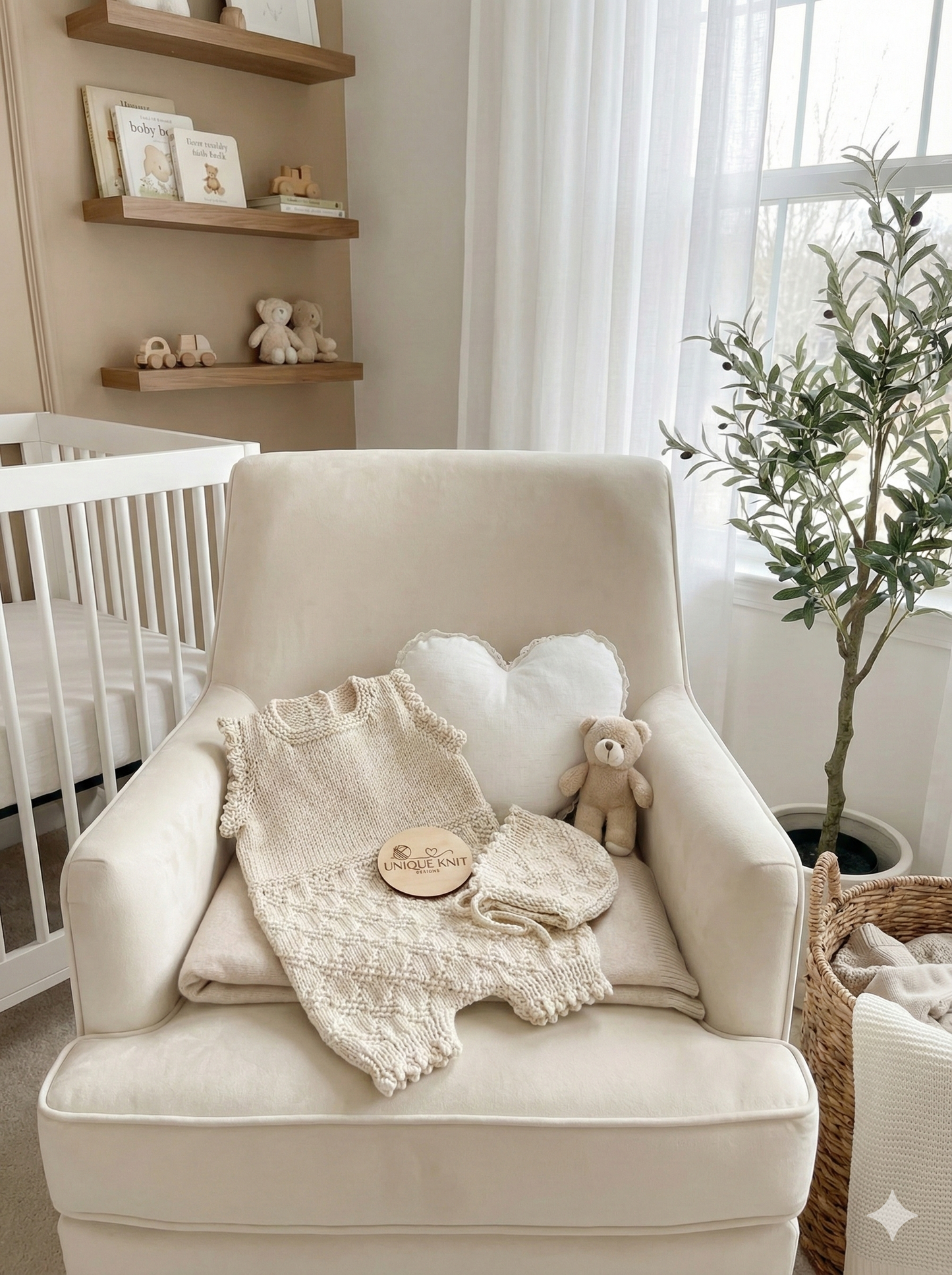 "Foxglove” Romper Knitting pattern set for Reborn doll 16 -22” or 0-3 Mth Old Baby