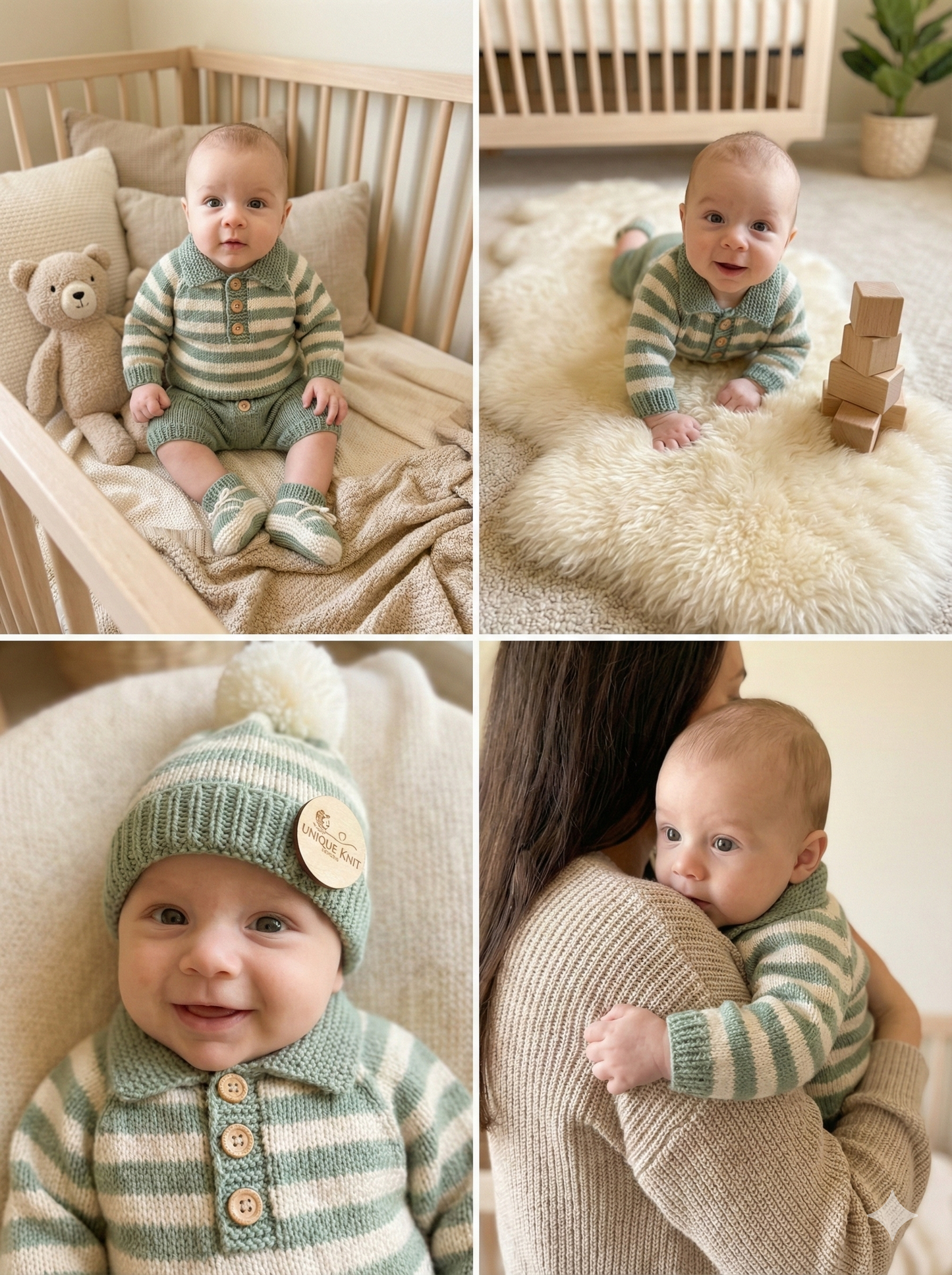 "Chestnut” Shorts and top Knitting pattern set for Reborn doll 16 -22” or 0-3 Mth Old Baby