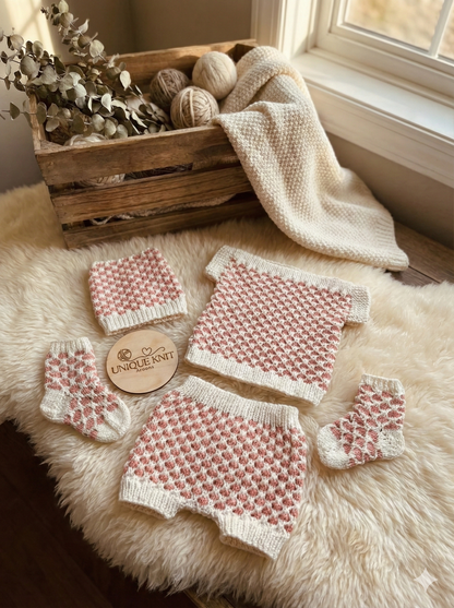 "Charlie” 4 Piece Set Knitting pattern for Reborn doll 16-22” or 0-3 Month Old Baby