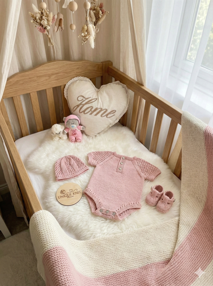 "Pearl” Romper Knitting pattern for Reborn doll 16 -22” or 0-3 Mth Old Baby