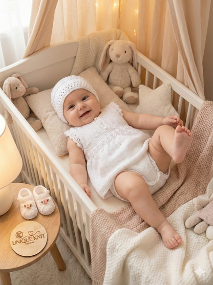 "Cinderella” 4 piece Knitting pattern for Reborn doll 16 -22” or 0-3 Month Old Baby