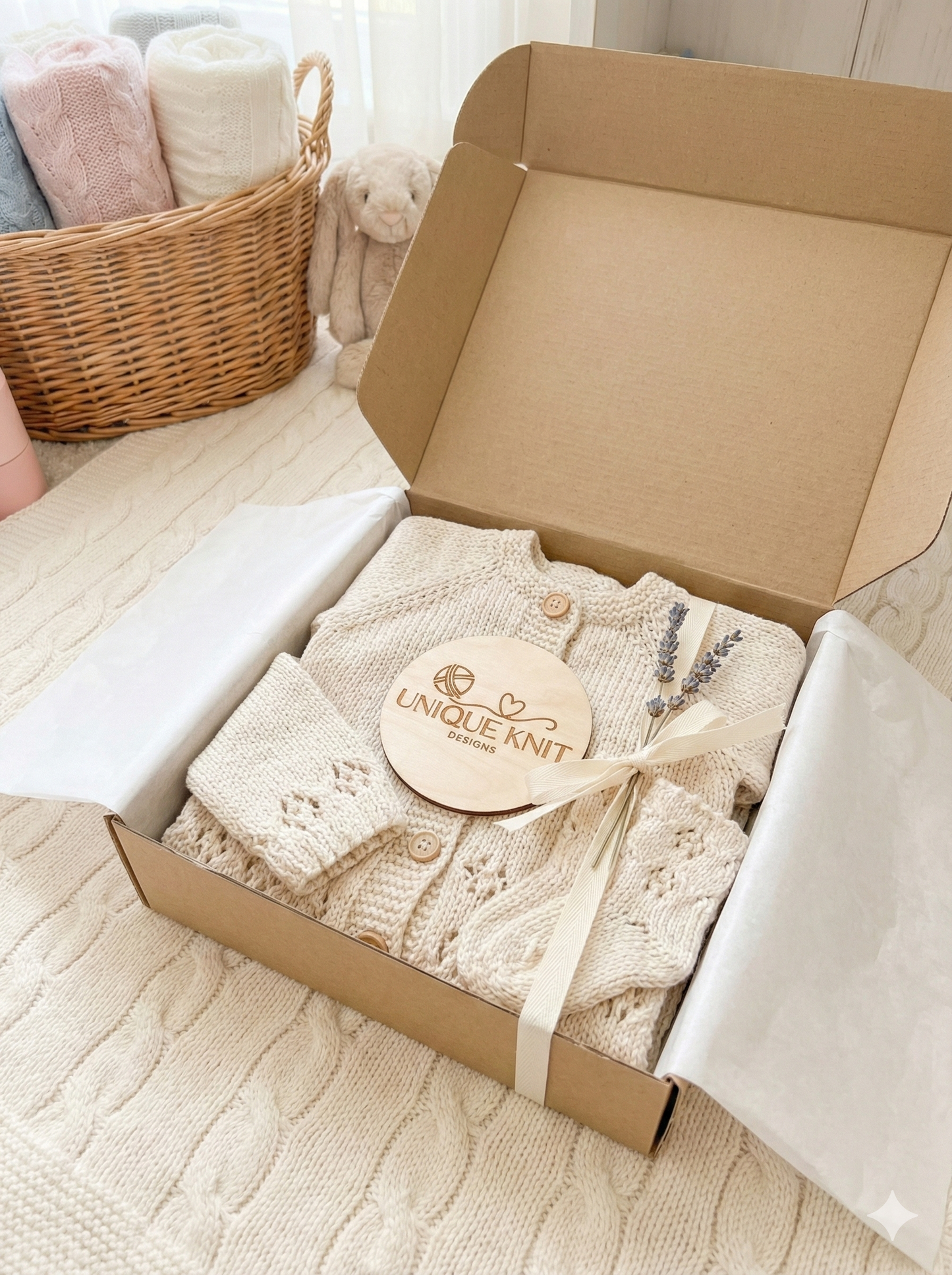 "Davina” 4 piece Set Knitting pattern for Reborn doll 16-22” or 0-3 Month Old Baby