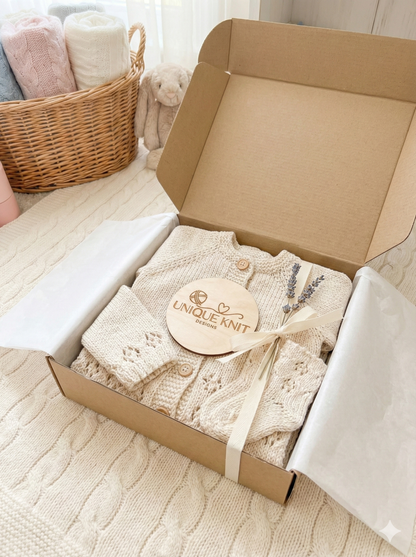 "Davina” 4 piece Set Knitting pattern for Reborn doll 16-22” or 0-3 Month Old Baby