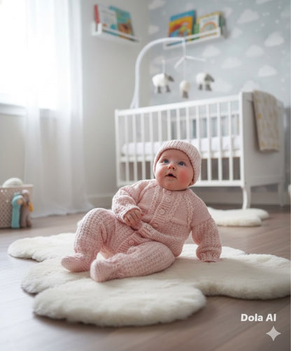 "Primrose” Romper Knitting pattern for Reborn doll 16 -22” or 0-3 Mth Old Baby