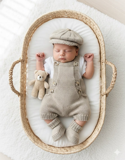 "Dandelion ” 4 Piece Set Knitting pattern for Reborn doll 16 -22” or 0-3 Mth Old Baby