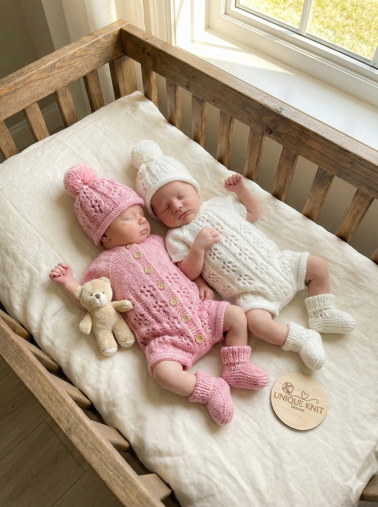 "Bounty” Romper Knitting pattern for Reborn doll 16 -22” or 0-3 Mth Old Baby