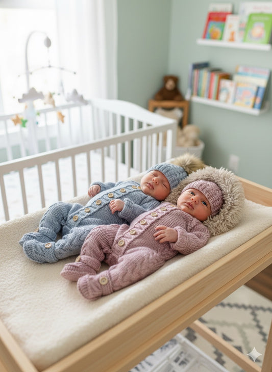 "Alaska” 3 piece Knitting pattern set for Reborn doll 16 -24” or 0-6 Month Old Baby