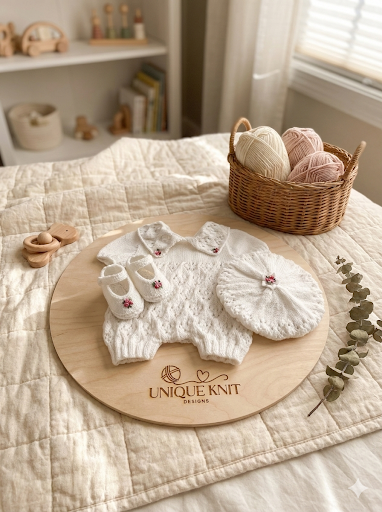 "Lillies ” Romper Knitting pattern for Reborn doll 16 -22” or 0-3 Mth Old Baby