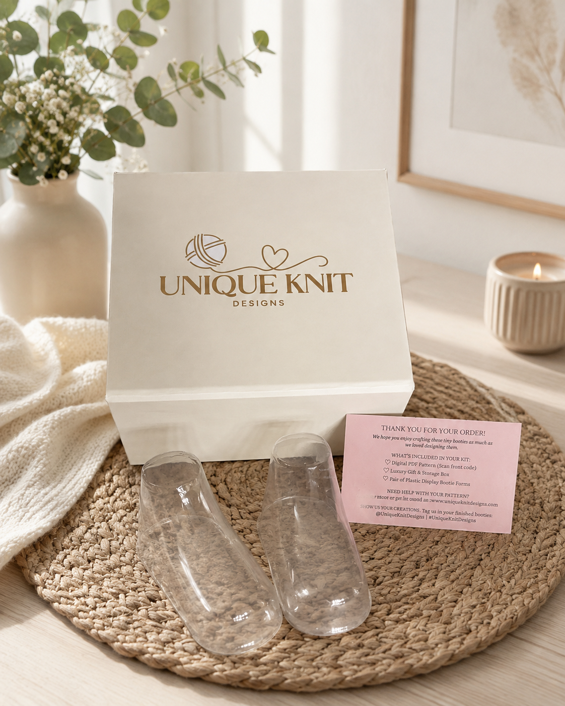 'First Steps' shoe kit and gift box