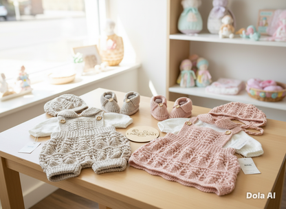 "Tim & Kim ” Multi Piece  twin set knitting pattern for reborn doll 16-22" or 0-3 month old baby