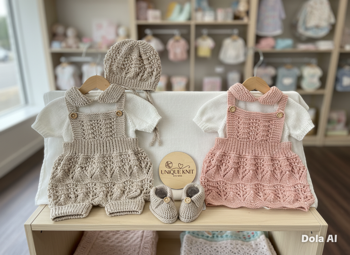 "Tim & Kim ” Multi Piece  twin set knitting pattern for reborn doll 16-22" or 0-3 month old baby