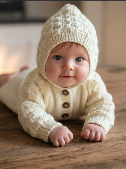 "Dubai” 4 Piece Knitting pattern set for Reborn doll 16 -22” or 0-3 Month Old Baby