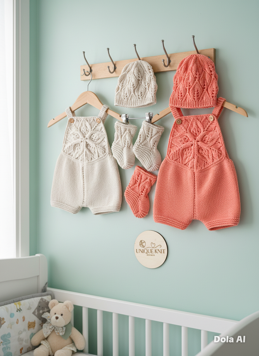 "Starlight” 3 Piece Knitting pattern set for Reborn doll 16 -22” or 0-3 Month Old Baby