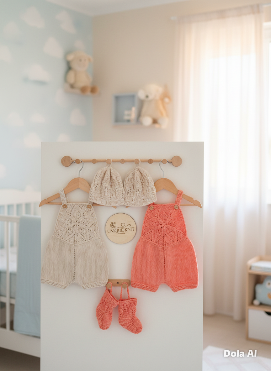 "Starlight” 3 Piece Knitting pattern set for Reborn doll 16 -22” or 0-3 Month Old Baby
