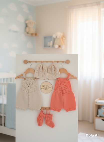 "Starlight” 3 Piece Knitting pattern set for Reborn doll 16 -22” or 0-3 Month Old Baby