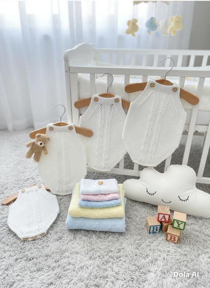 "Sugarplum” 4 piece set -NEW with 8 size options from premature to 24 Months