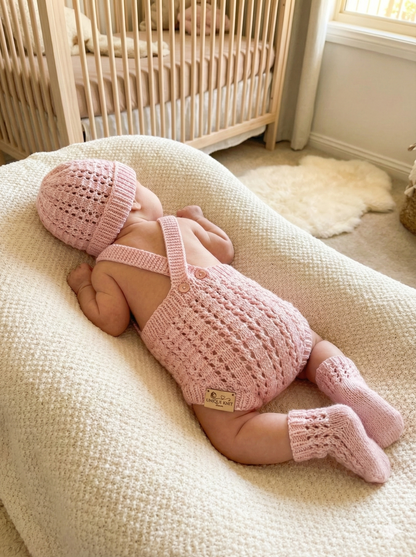 "Autumn” Romper Knitting pattern for Reborn doll 16 -22” or 0-3 Month Old Baby