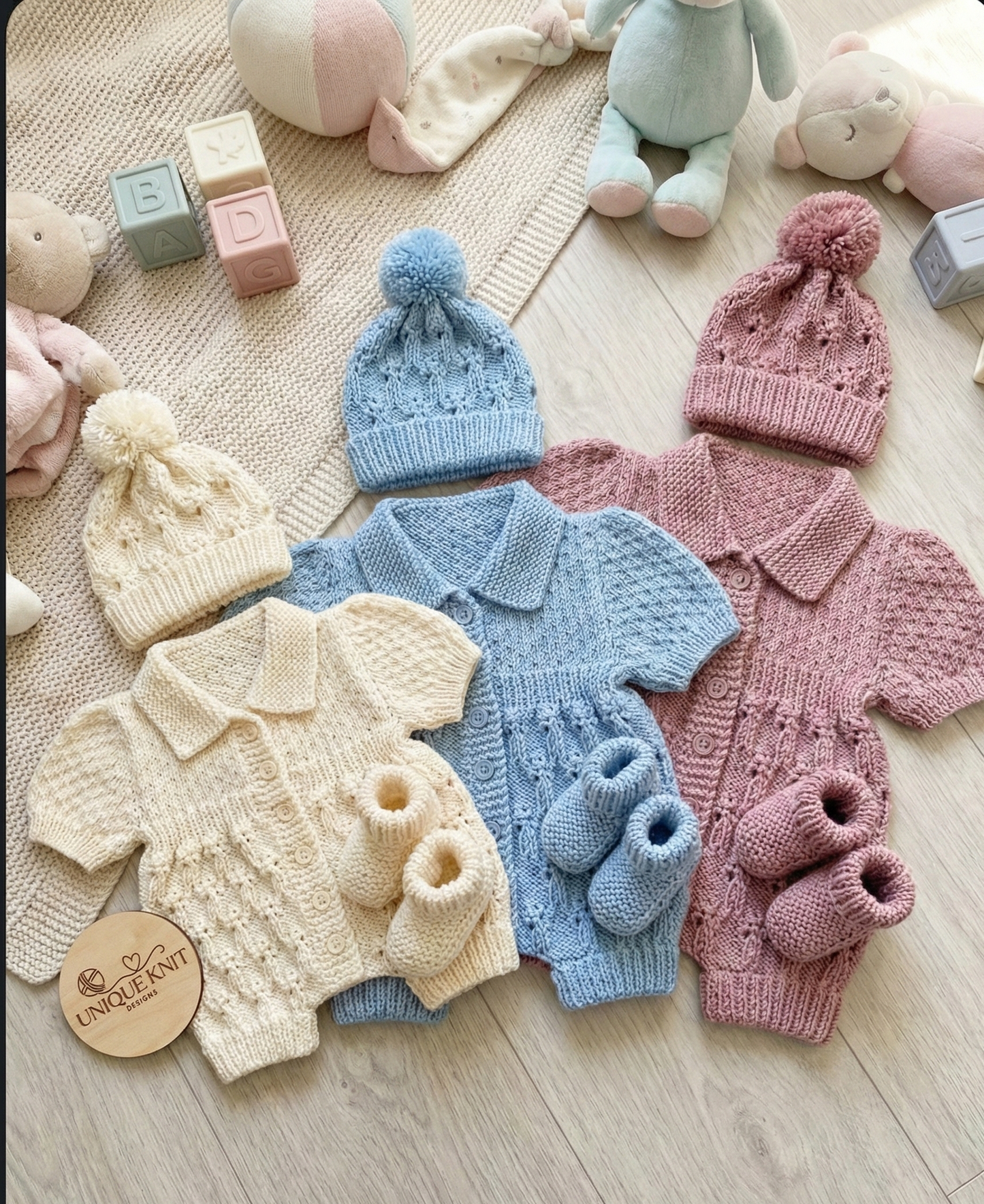 "Bluebell ” Romper - NEW sizes from premature to 24 Months
