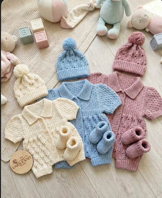 "Bluebell ” Romper - NEW sizes from premature to 24 Months