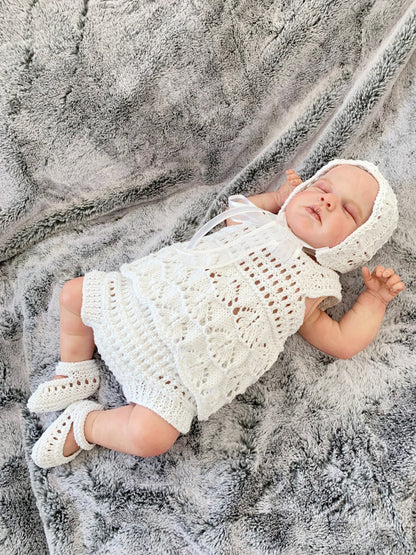 "Summer” 4 Piece Set Knitting pattern for Reborn doll 16-22” or 0-3 Month Old Baby