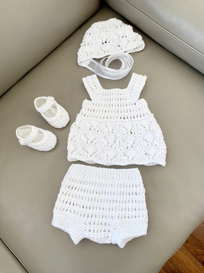 "Summer” 4 Piece Set Knitting pattern for Reborn doll 16-22” or 0-3 Month Old Baby