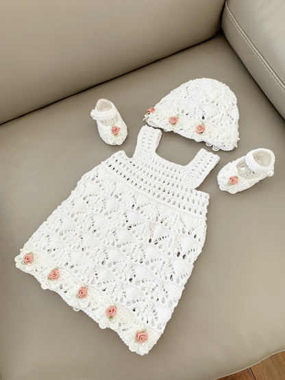 "Summer” 4 Piece Set Knitting pattern for Reborn doll 16-22” or 0-3 Month Old Baby